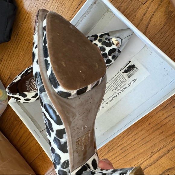 Jeffrey Campbell Black and White Stiletto Heels 7.5 - Picture 3 of 14